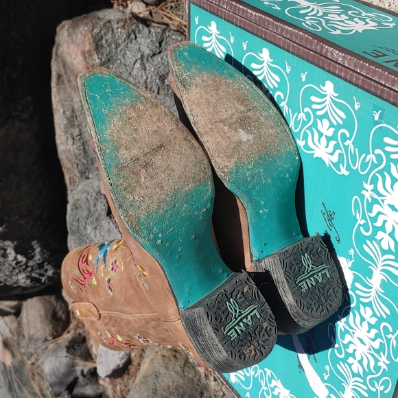 Lane Groovy Girl Gorgeous Cowgirl Boots Size 9.5 - Picture 6 of 13